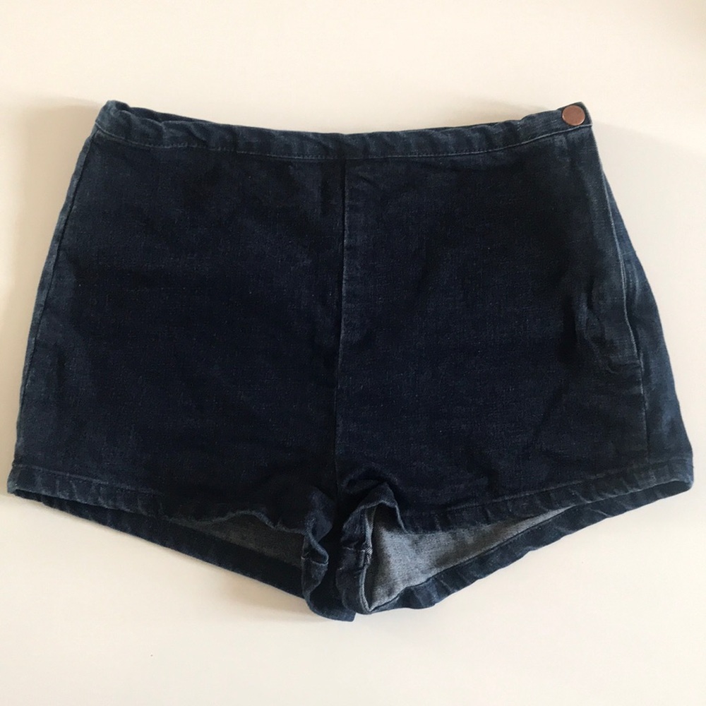 High-Waisted  Denim Shorts